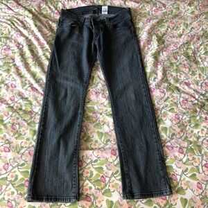 Vintage Levi's bootcut jeans with rhinestone pockets